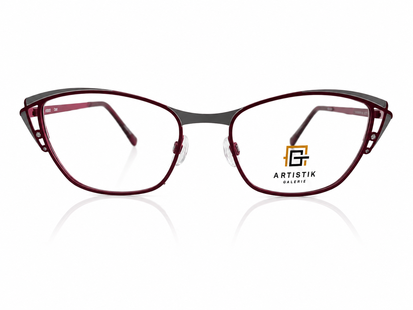 Artistik AG5027 Burgundy Silver