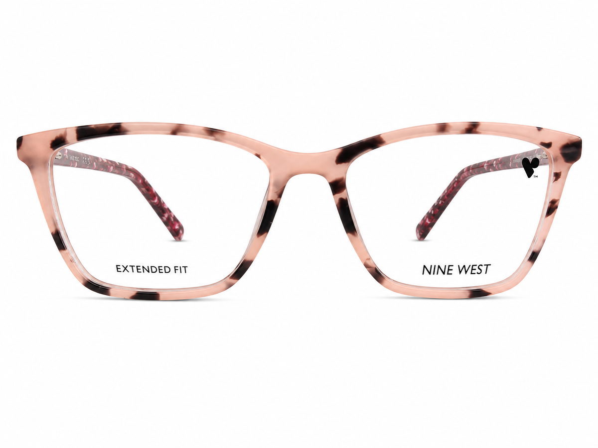 Nine West NW5205 N 265 blush tortoise rectangular prescription eyeglasses